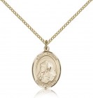 St. Bruno Medal, Gold Filled, Medium