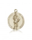 St. Florain Medal, 14 Karat Gold