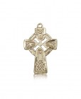 Celtic Cross Pendant, 14 Karat Gold