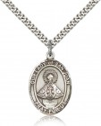 Our Lady of San Juan Medal, Sterling Silver, Large