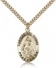 Caridad Del Cobre Medal, Gold Filled