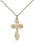 Cross Pendant, Gold Filled