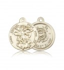 St. Michael Coast Guard Medal, 14 Karat Gold