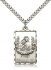 Communion First Reconciliation Medal, Sterling Silver