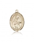 St. Gabriel Possenti Medal, 14 Karat Gold, Large