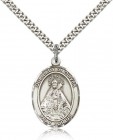 Our Lady of Olives Medal, Sterling Silver, Large