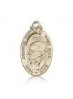 Pope John Paul II Medal, 14 Karat Gold