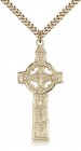Scriptures Cross Pendant, Gold Filled