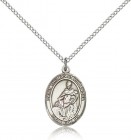 St. Thomas of Villanova Medal, Sterling Silver, Medium