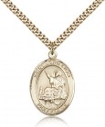 St. John Licci Medal, Gold Filled, Large