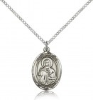 St. Marina Medal, Sterling Silver, Medium