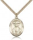 St. Andrew Kim Taegon Medal, Gold Filled, Large