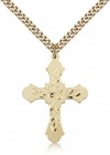 Cross Pendant, Gold Filled