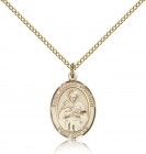 St. Gabriel Possenti Medal, Gold Filled, Medium