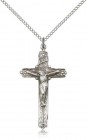 Crucifix Pendant, Sterling Silver