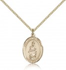 Our Lady of Victory Medal, Gold Filled, Medium