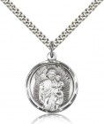 St. Joseph Medal, Sterling Silver