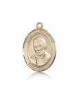 St. Luigi Orione Medal, 14 Karat Gold, Large