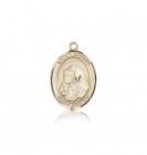 St. Bruno Medal, 14 Karat Gold, Medium