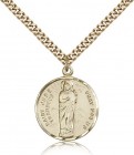 St. Jude Medal, Gold Filled