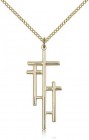 Cross Pendant, Gold Filled