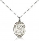 St. Frances of Rome Medal, Sterling Silver, Medium
