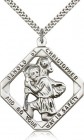 St. Christopher Medal, Sterling Silver