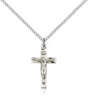 Crucifix Pendant, Sterling Silver