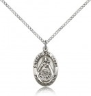 Caridad Del Cobre Medal, Sterling Silver