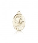 Sorrowful Mother Medal, 14 Karat Gold