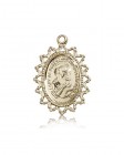 Our Lady of Perpetual Help Medal, 14 Karat Gold
