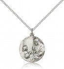 St. Christopher Medal, Sterling Silver