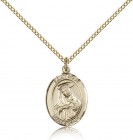 St. Rose of Lima Medal, Gold Filled, Medium