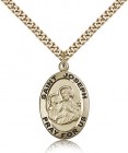 St. Joseph Medal, Gold Filled