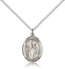 St. Austin Medal, Sterling Silver, Medium