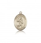 St. Christopher Track &amp; Field Medal, 14 Karat Gold, Medium