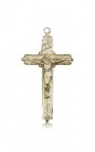 Crucifix Pendant, 14 Karat Gold