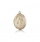 St. Patrick Medal, 14 Karat Gold, Medium