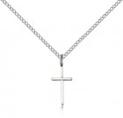 Cross Pendant, Sterling Silver
