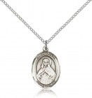 St. Olivia Medal, Sterling Silver, Medium