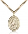 Our Lady of Grapes Medal, Gold Filled, Large