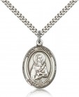 St. Victoria Medal, Sterling Silver, Large