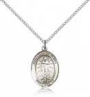 Our Lady of Tears Medal, Sterling Silver, Medium