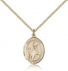 St. Austin Medal, Gold Filled, Medium