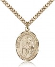 St. Joseph of Arimathea Medal, Sterling Silver, Large