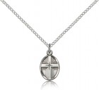 Cross Pendant, Sterling Silver