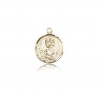 St. Christopher Medal, 14 Karat Gold