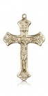 Crucifix Pendant, 14 Karat Gold