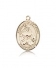 St. Julia Billiart Medal, 14 Karat Gold, Large