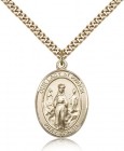 Our Lady of Knock Medal, Gold Filled, Large
